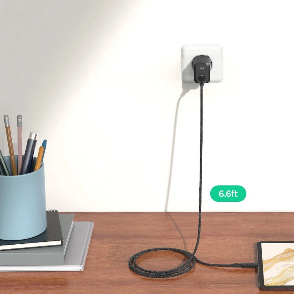 Spigen ArcStation Pro Ladegerät + USB-C 65W Kabel – Weiß