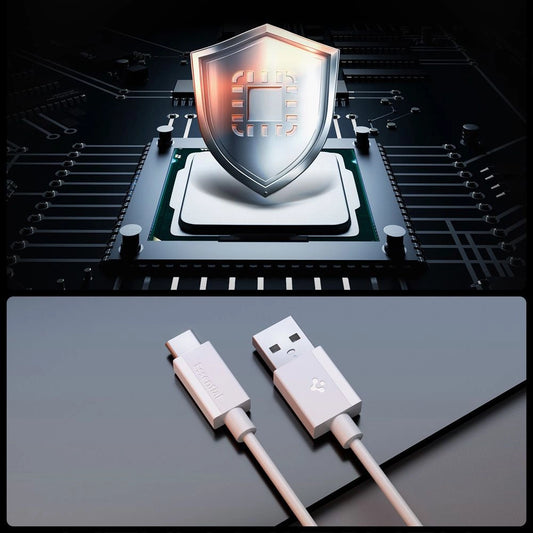 Spigen EB6010CC USB-C Kabel 60W 200 cm - Weiß