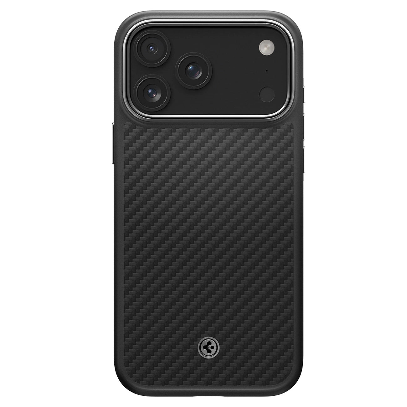 Spigen Enzo Aramid "T" MagSafe Case für iPhone 17 Pro Max - Schwarz und Silber