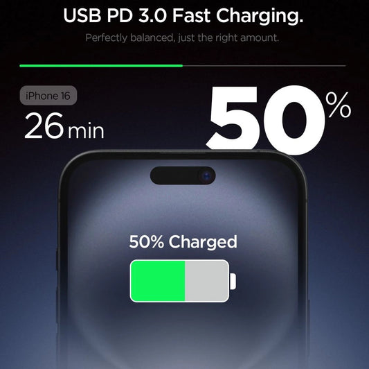 Spigen Essential EE201EU USB-C 20W Wandladegerät - Weiß