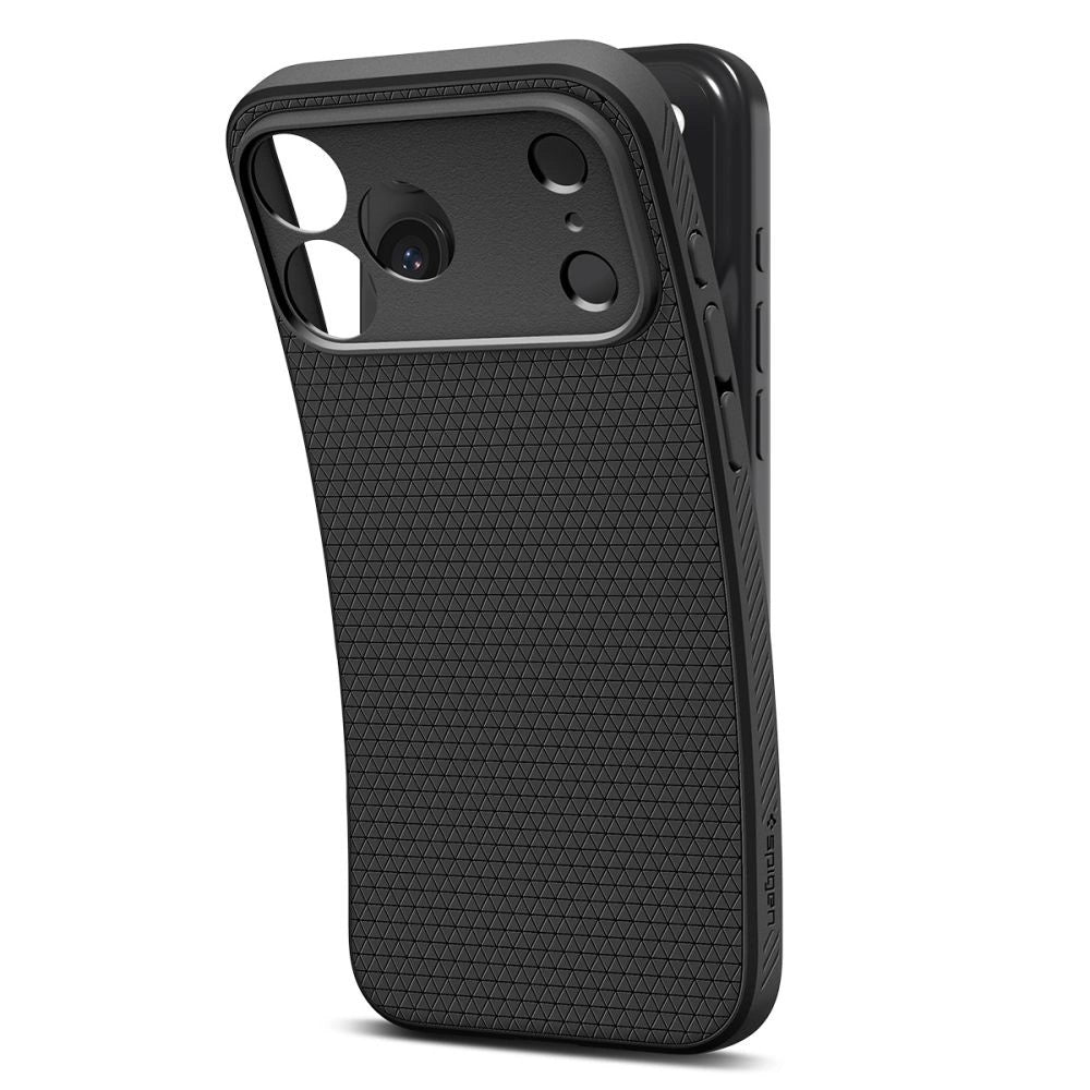 Spigen Liquid Air Case für iPhone 17 Pro - Mattschwarz