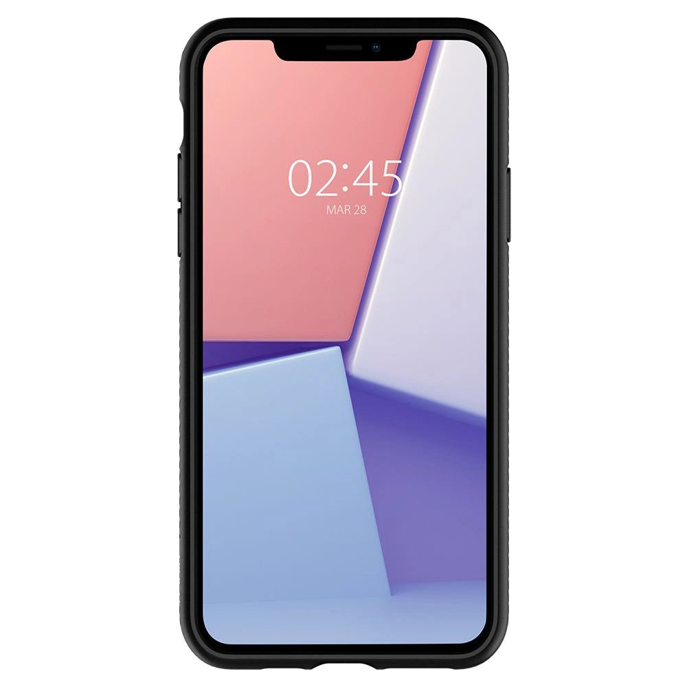Spigen Liquid Air Hülle für iPhone 11 – mattschwarz