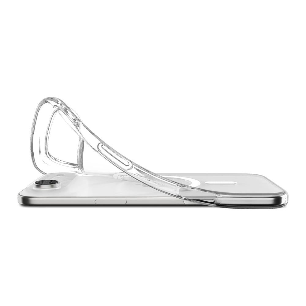 Spigen Liquid Crystal MagSafe Case für iPhone 17 Air - Klar und Weiß