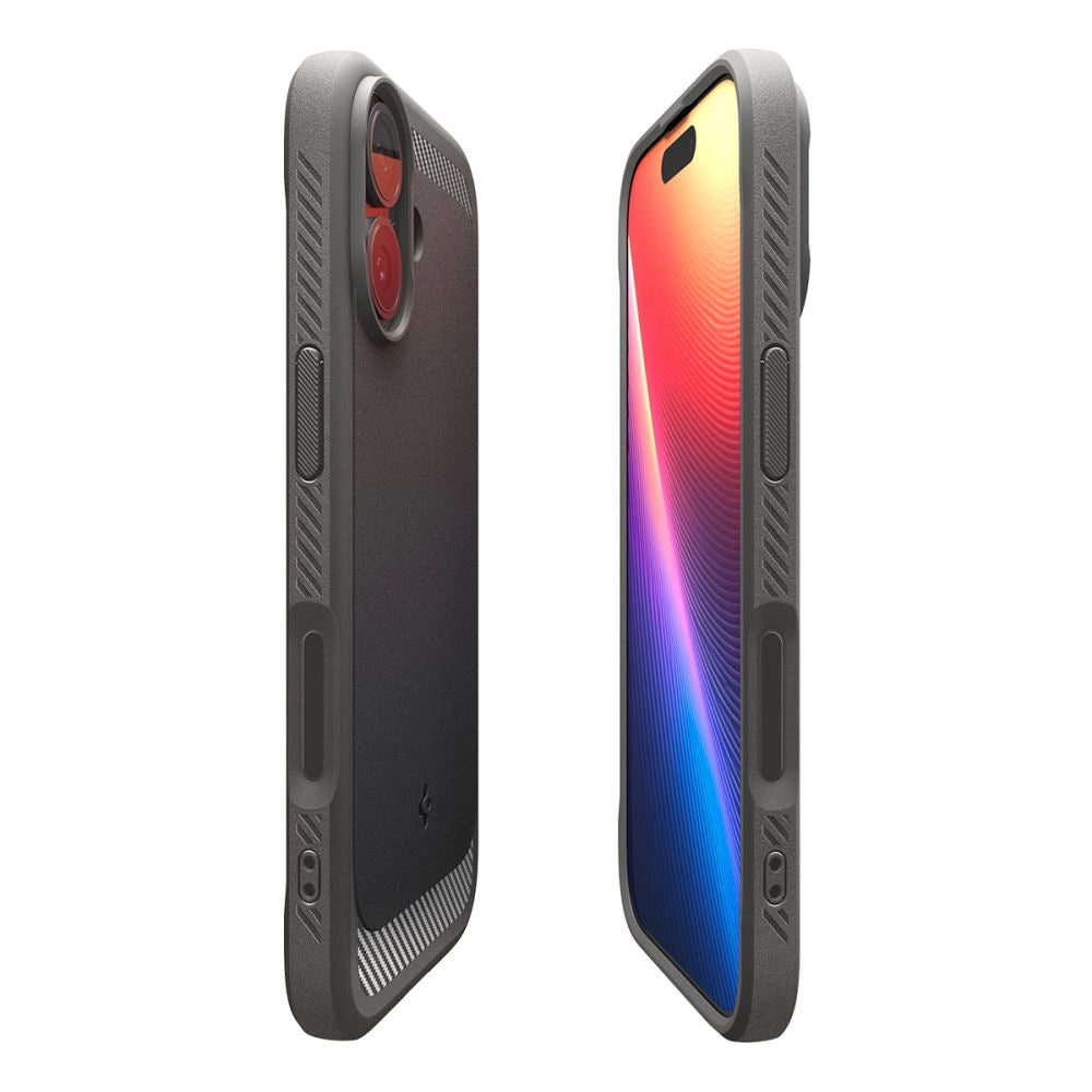 Spigen Rugged Armor Mag MagSafe Case für iPhone 17 - Grau