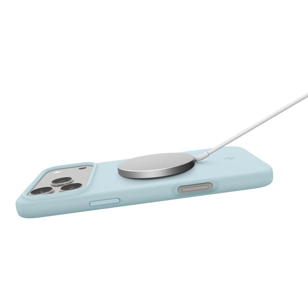 Spigen Silicone Fit MagSafe Case für iPhone 17 Pro Max - Blau