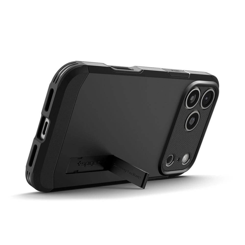 Spigen Tough Armor "T" MagSafe Hülle für iPhone 17 Pro Max - Schwarz