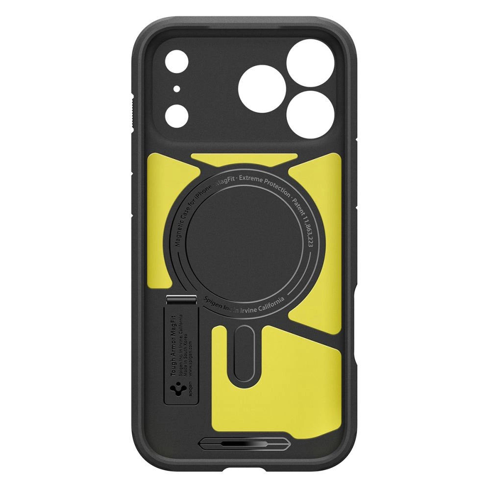 Spigen Tough Armor "T" MagSafe Hülle für iPhone 17 Pro Max - Schwarz
