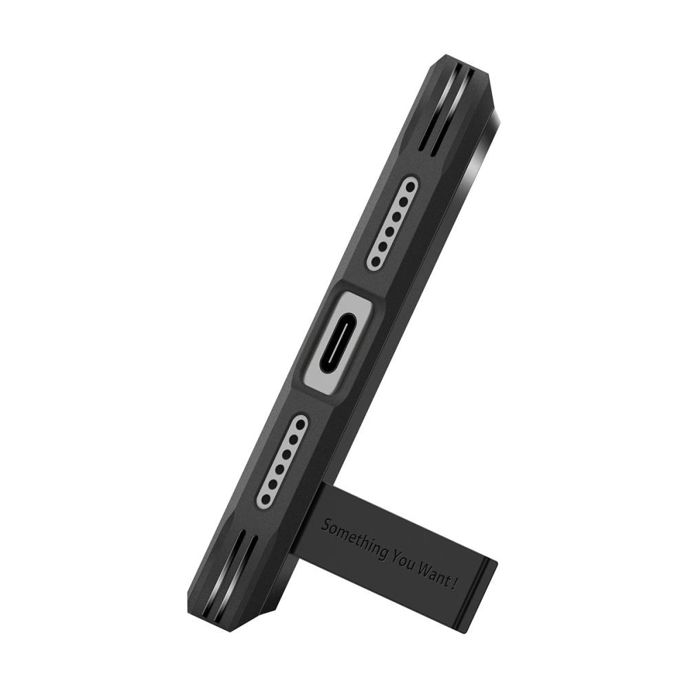 Spigen Tough Armor "T" MagSafe Hülle für iPhone 17 Pro - Schwarz