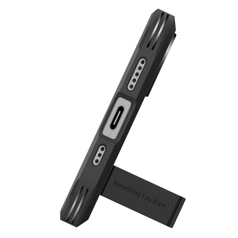 Spigen Tough Armor "T" MagSafe Hülle für iPhone 17 - Schwarz