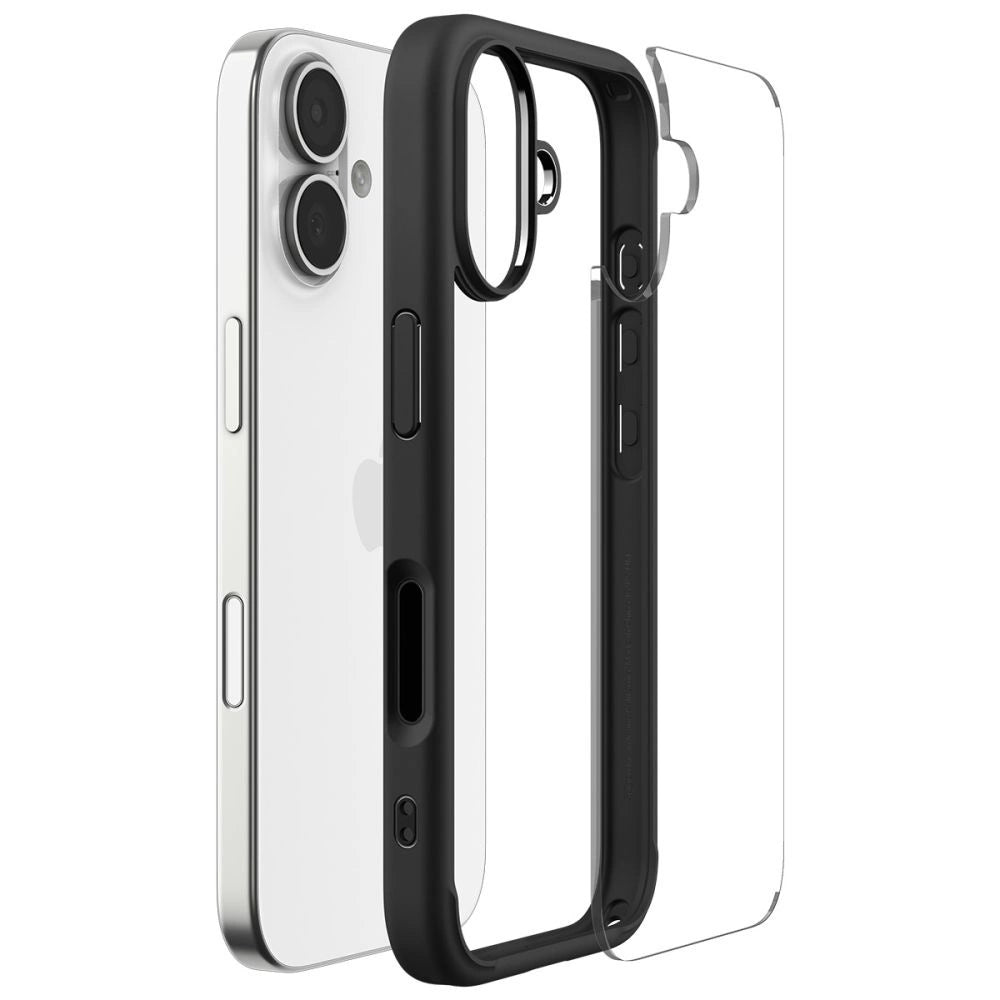 Spigen Ultra Hybrid Case für iPhone 17 - Mattschwarz
