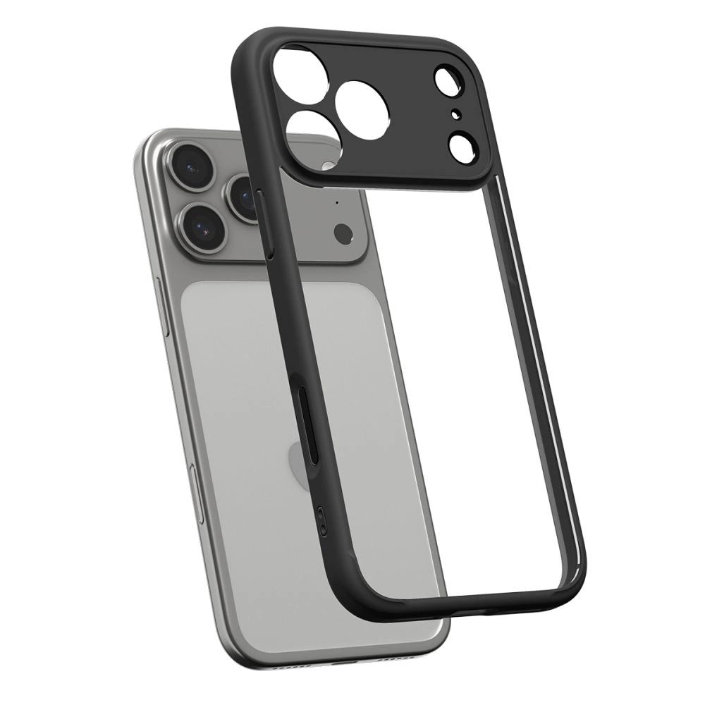 Spigen Ultra Hybrid Case für iPhone 17 Pro Max - Mattschwarz