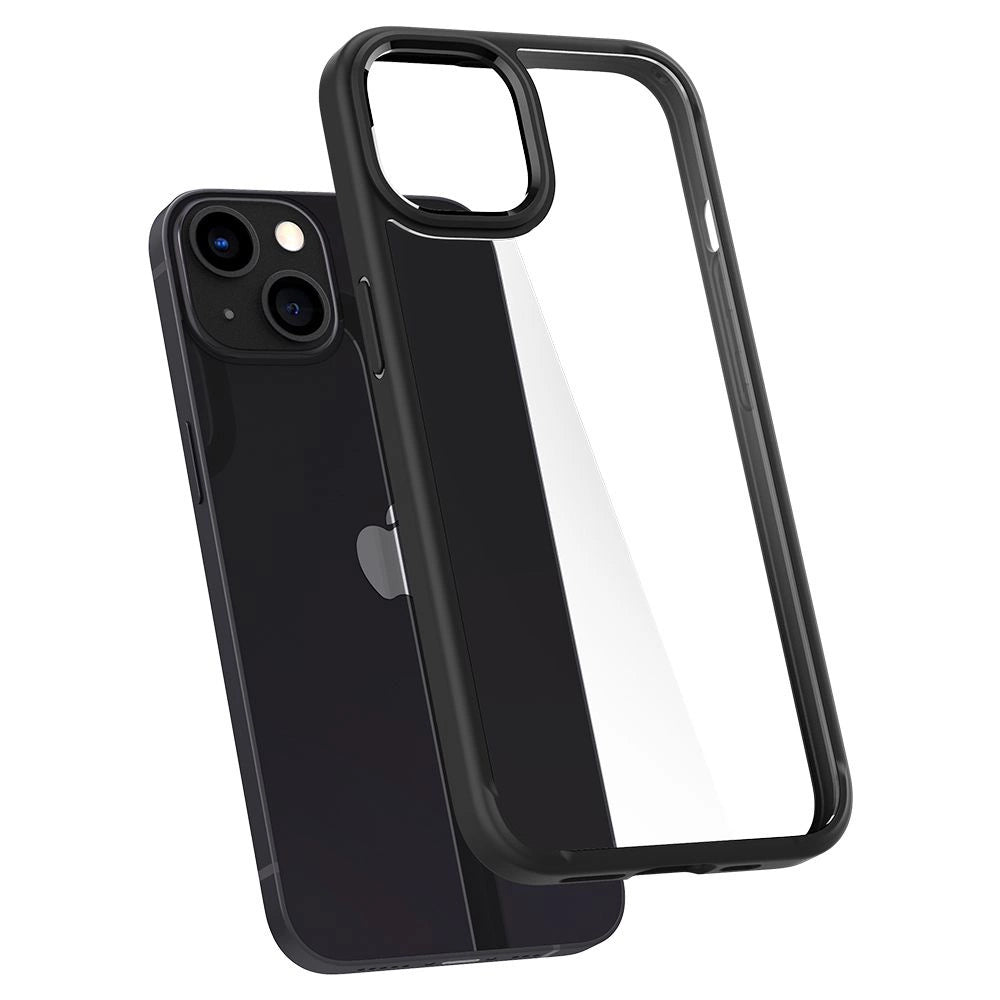 Spigen Ultra Hybrid-Hülle für iPhone 13 – mattschwarz