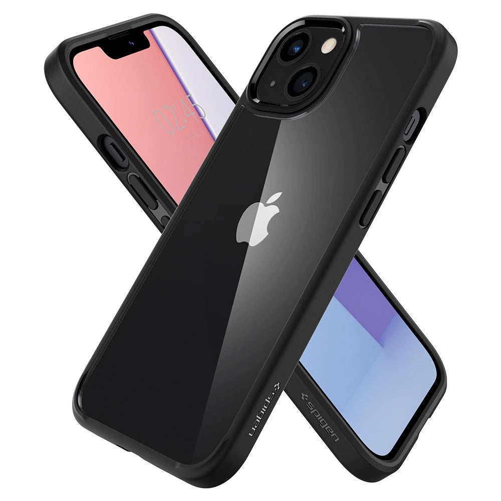 Spigen Ultra Hybrid-Hülle für iPhone 13 – mattschwarz