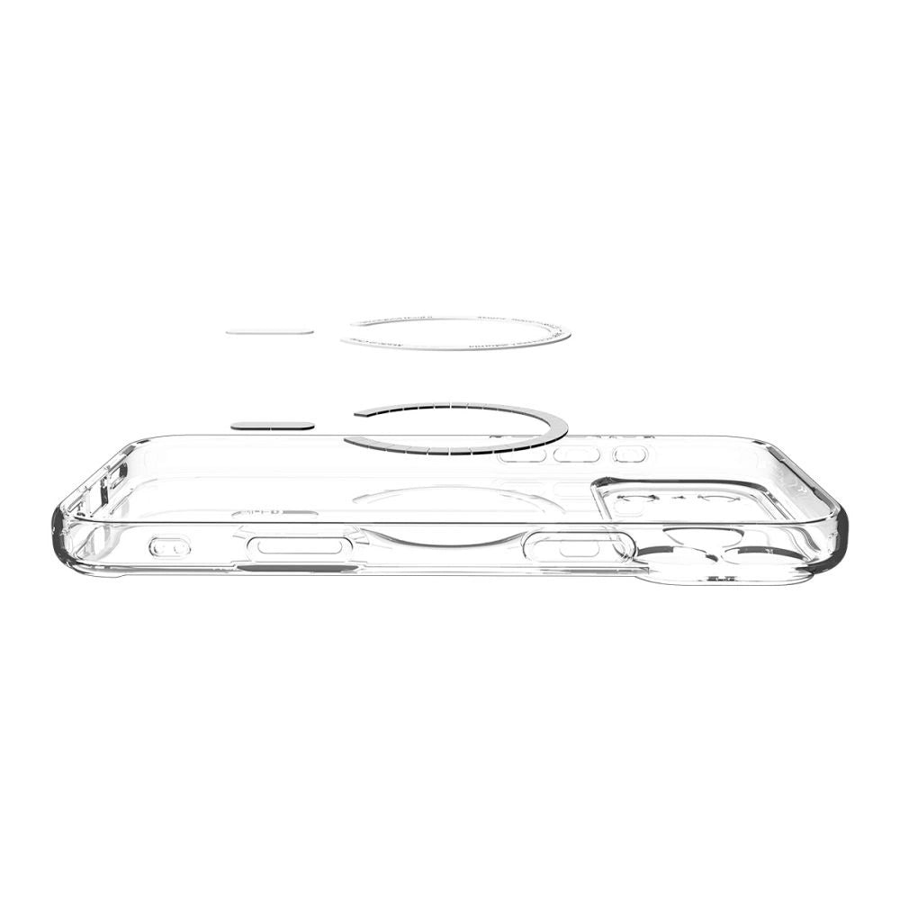 Spigen Ultra Hybrid MagSafe Case für iPhone 17 Pro Max - Clear Gray