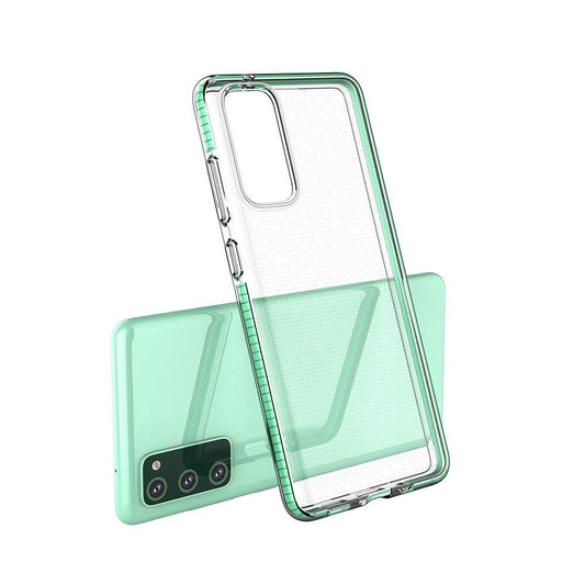 Spring Case Silikon Gel Handyhülle Schutzhülle für Samsung Galaxy A02s EU dunkelpink