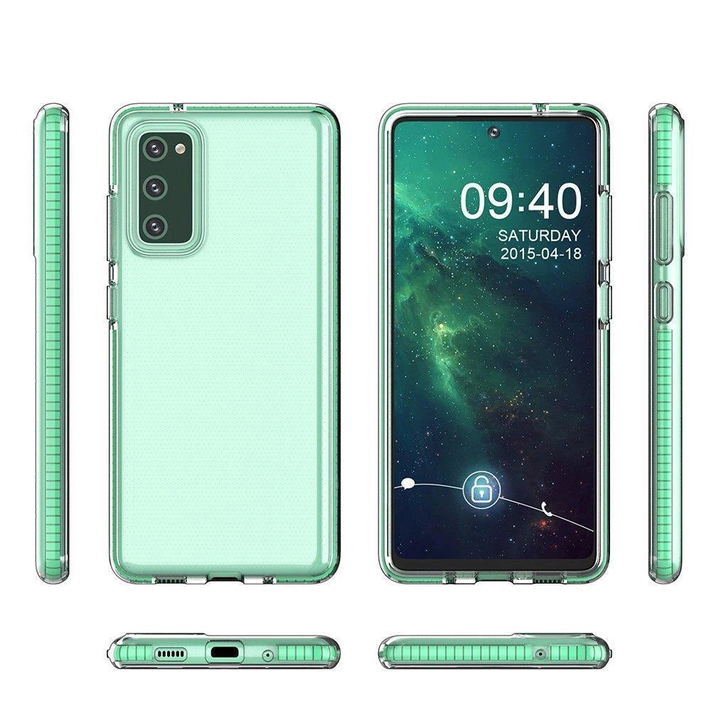 Spring Case Silikon Gel Handyhülle Schutzhülle für Samsung Galaxy A02s EU schwarz
