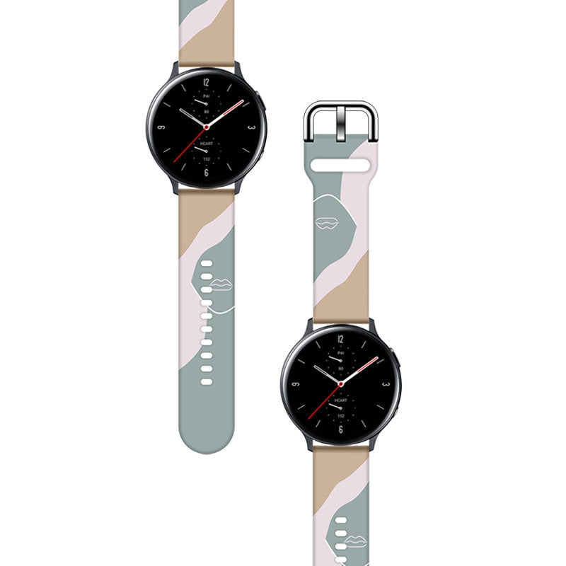 Strap Moro für Samsung Galaxy Watch 45 / 46 / 47 mm Silikonarmband Uhrenarmband - Muster 17