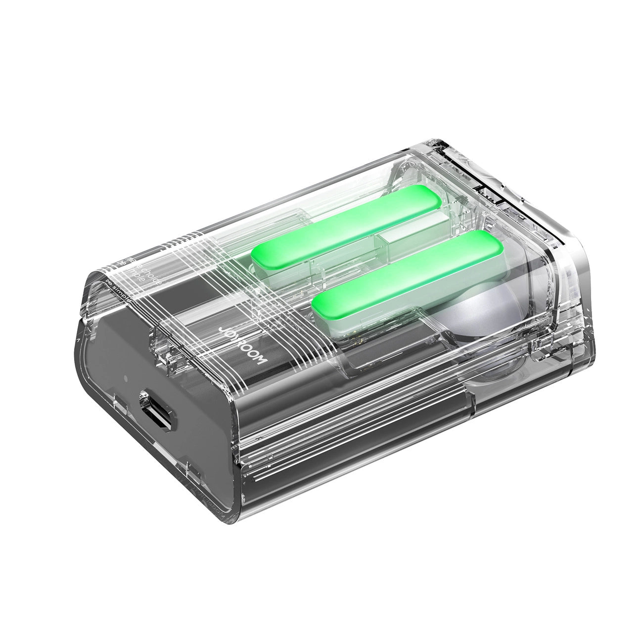 TWS Joyroom JR-TC1 IceLens Series kabellose Kopfhörer mit LED-Leuchten – Schwarz