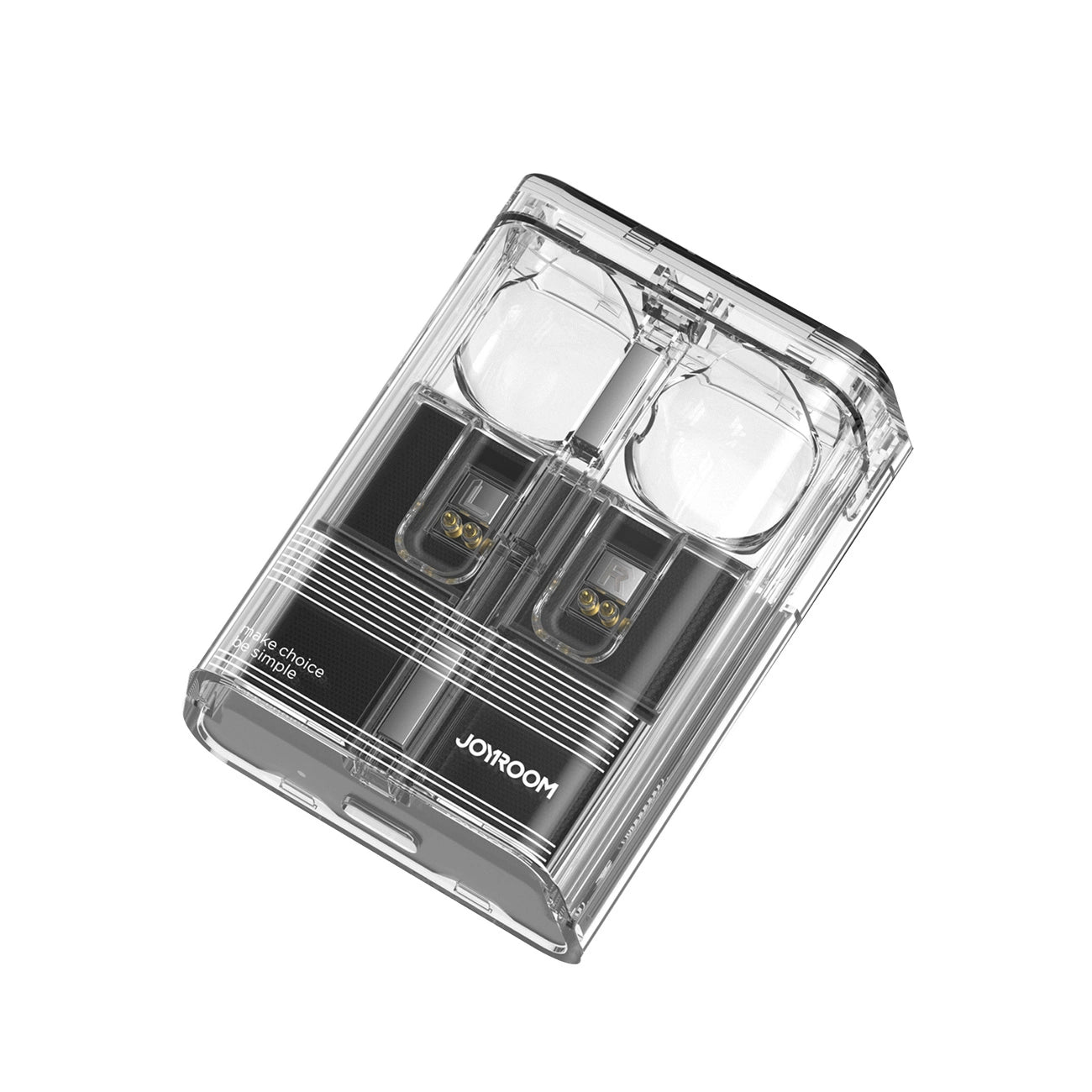 TWS Joyroom JR-TC1 IceLens Series kabellose Kopfhörer mit LED-Leuchten – Schwarz