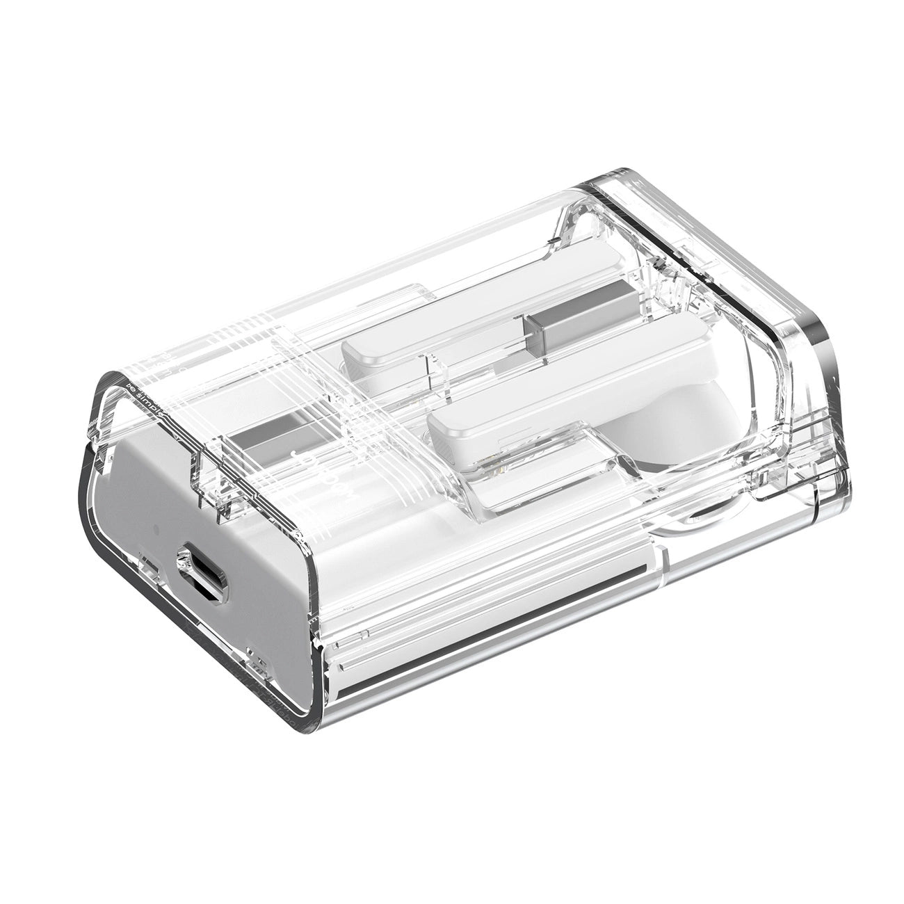 TWS Joyroom JR-TC1 IceLens Series kabellose Kopfhörer mit LED-Leuchten – Weiß