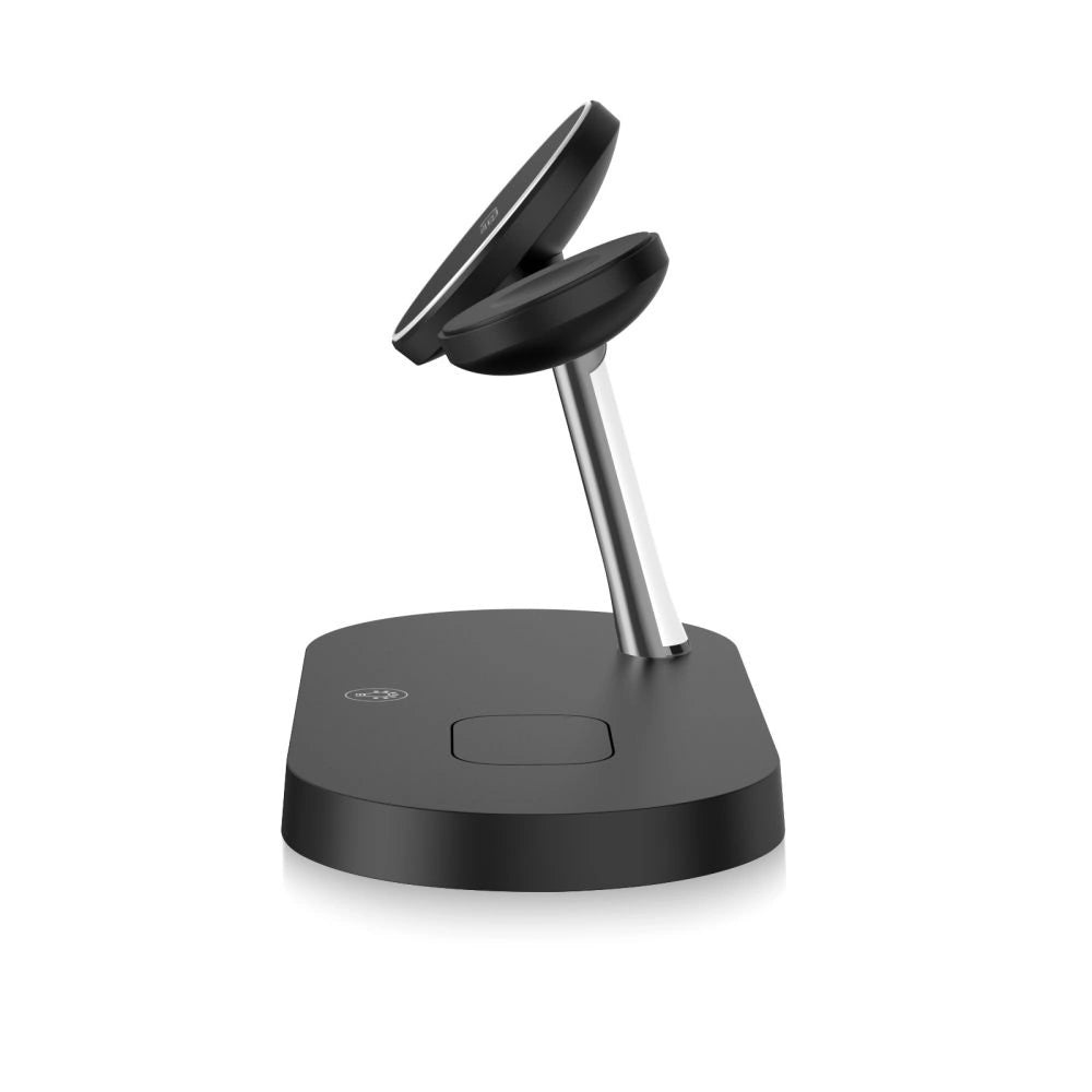 Tech-Protect A12 3in1 MagSafe induktives Ladegerät für Smartphone / Kopfhörer / Smartwatch - Schwarz