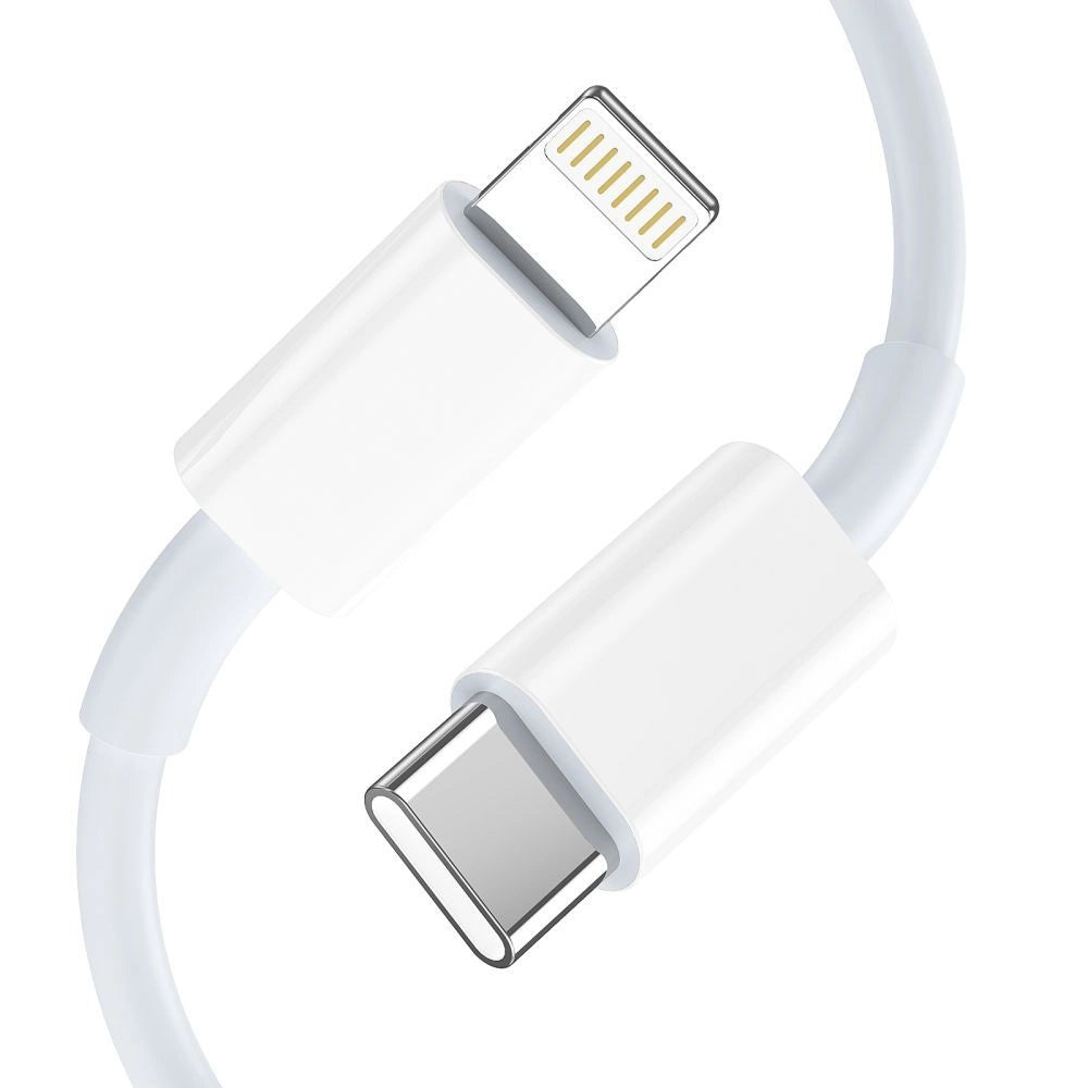 Tech-Protect C35W 2x USB-C PD 35W Netzwerkladegerät mit USB-C/ Lightning Kabel – Weiß