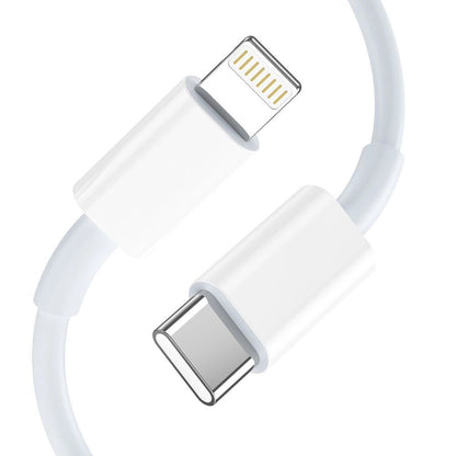 Tech-Protect C35W 2x USB-C PD 35W Netzwerkladegerät mit USB-C/ Lightning Kabel – Weiß