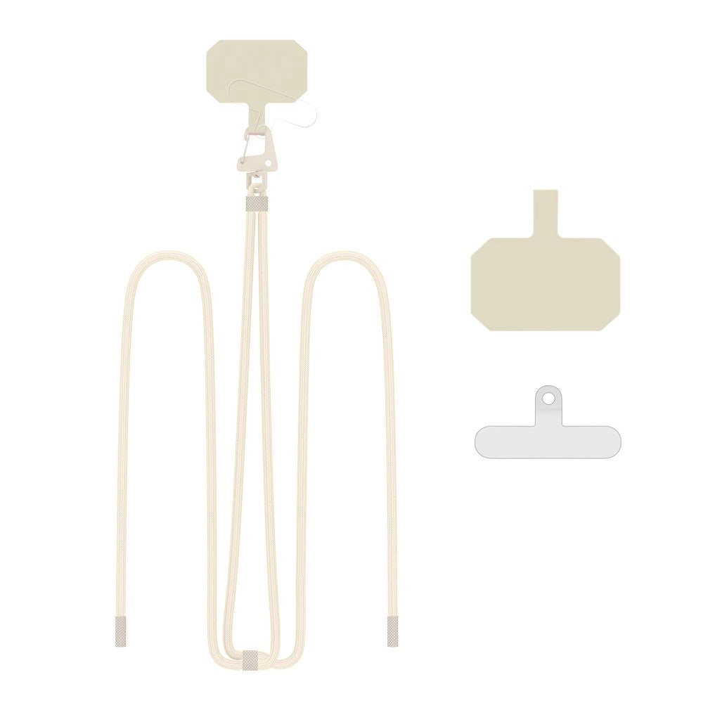 Handykordel Umhängeband mit Adapter – Beige
