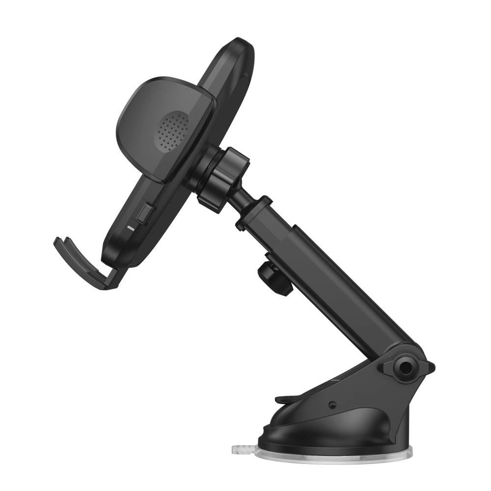 Tech-Protect CM15W-V1 Autotelefonhalter mit 15W induktivem Ladegerät für Cockpit / Lüftungsschlitze – Schwarz