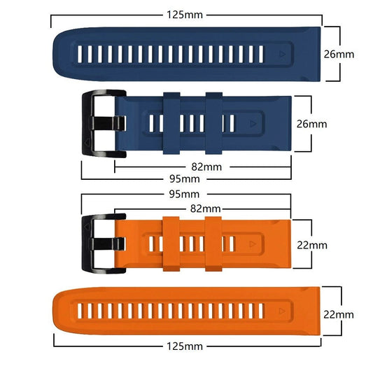 Tech-Protect IconBand Armband für Garmin Fenix 5 / 6 / 6 Pro / 7 - Orange