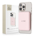 Tech-Protect LifeMag PB10 Powerbank mit MagSafe 5000 mAh 15 W USB-C-Anschluss – Rosa + USB-C-Kabel