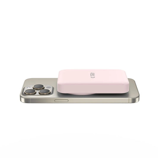 Tech-Protect LifeMag PB11 Powerbank mit MagSafe 10000 mAh 15 W USB-C-Anschluss – Rosa + USB-C-Kabel