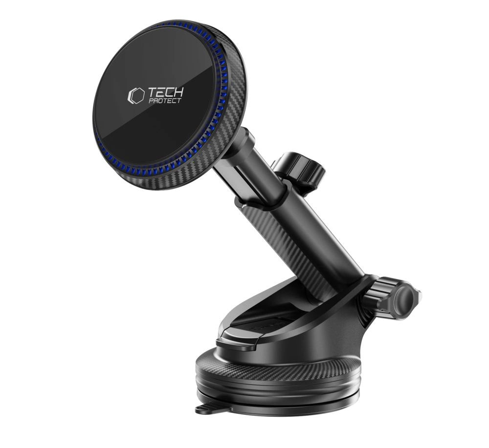 Tech-Protect MM15W-V4 Magnetische MagSafe 15W Autohalterung für Cockpit / Windschutzscheibe / Lüftungsschlitz - Schwarz