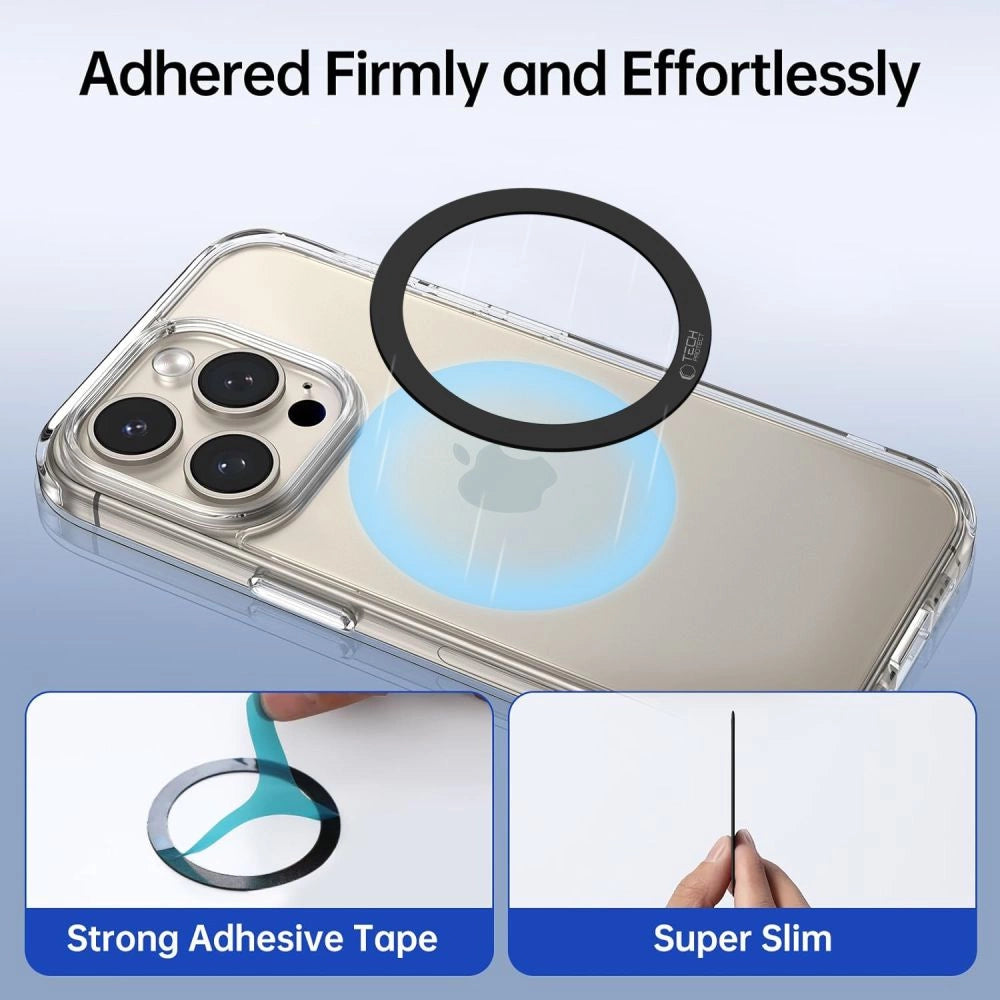 Tech-Protect MMP-110 2in1 MagSafe Ring - Schwarz / Schwarz