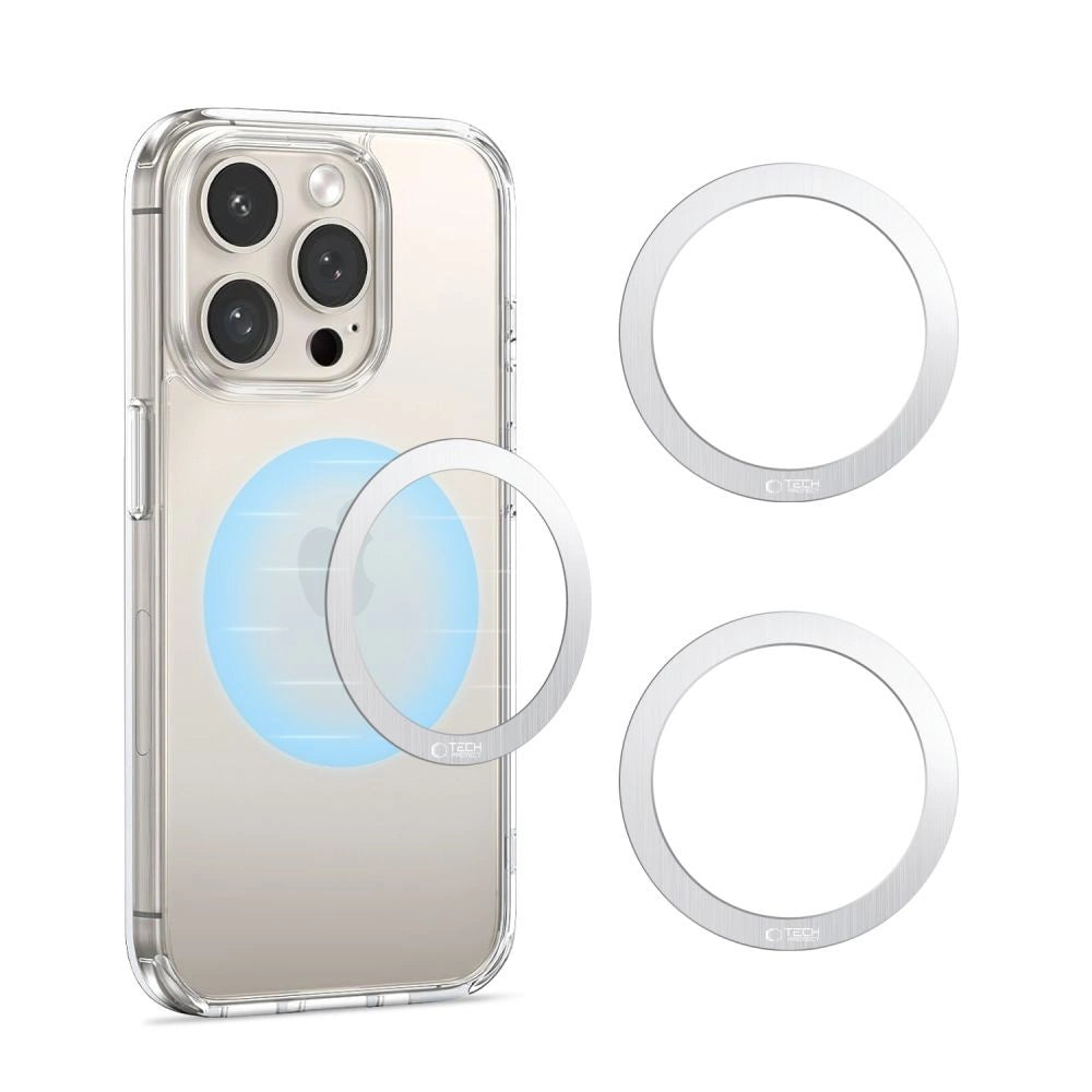Tech-Protect MMP-110 2in1 MagSafe Ring - Silber / Silber