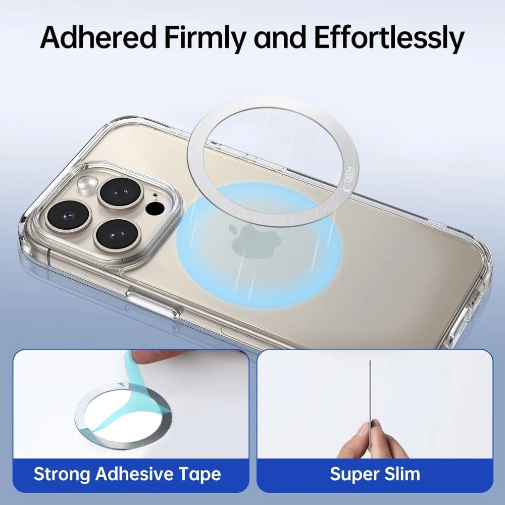 Tech-Protect MMP-110 2in1 MagSafe Ring - Silber / Silber