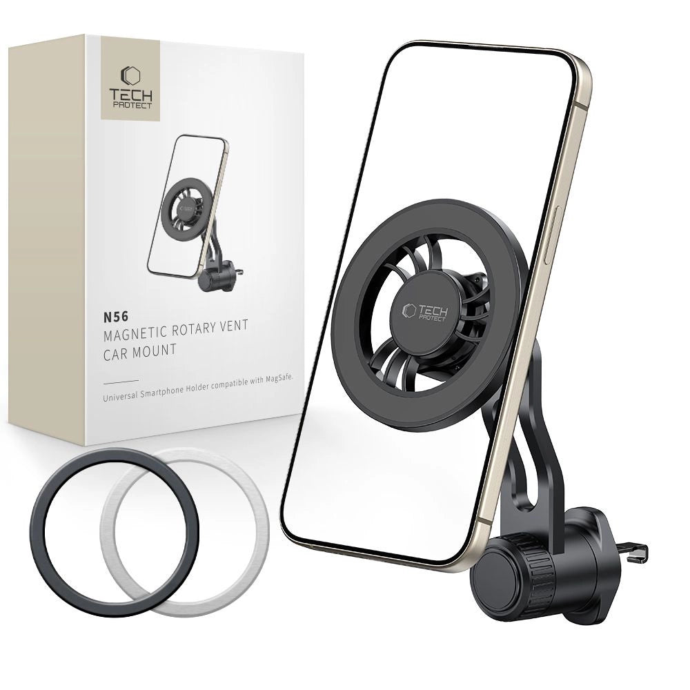 Tech-Protect N56 MagSafe Kfz-Lüftungshalterung - Schwarz