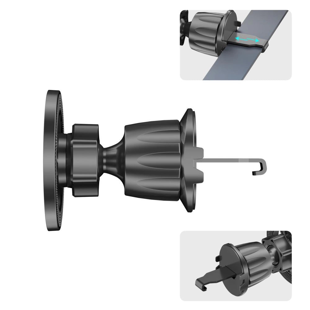 Tech-Protect N58 Magnetische MagSafe Autohalterung für Cockpit, Windschutzscheibe oder Lüftungsschlitze - Schwarz