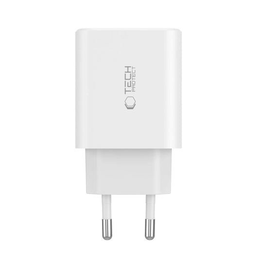 Tech-Protect NC30W Netzwerkladegerät 2x USB-C PD 30W / USB-A QC 3.0 - Schwarz