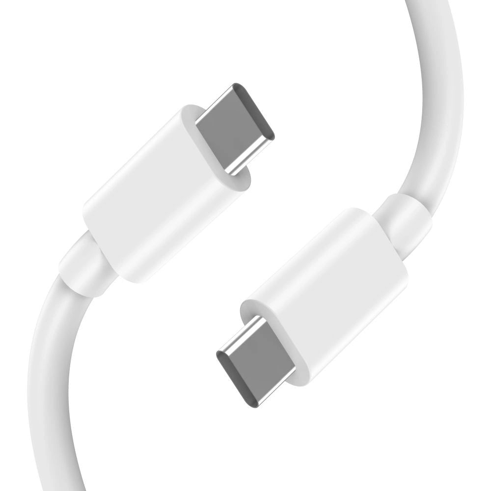 Tech-Protect NC45W-GAN 2-PORT PD45W Ladegerät + TYP-C-KABEL – Weiß