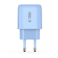 Tech-Protect NCA20 PD 20W QC3.0 USB-A / USB-C Wandladegerät - Blau