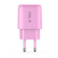 Tech-Protect NCA20 PD 20W QC3.0 USB-A / USB-C Wandladegerät - Rosa