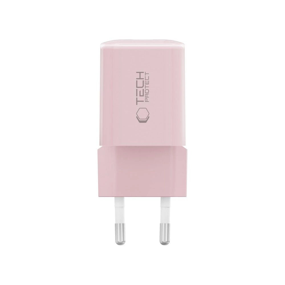 Tech-Protect NCM33W 2-Port PD33W/QC3.0 Wandladegerät - rosa