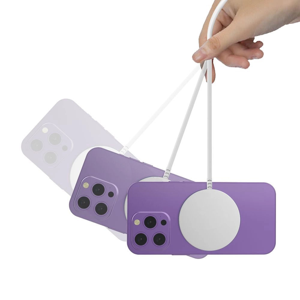 Tech-Protect QI15W-A44 magnetisches kabelloses Ladegerät mit MagSafe – weiß