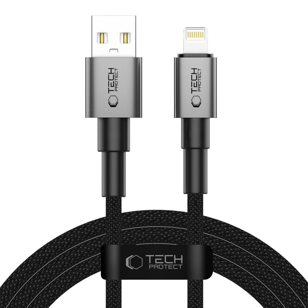 Tech-Protect UltraBoost DNA USB-A / Lightning -Kabel 15W/2,4A 200 cm - grau