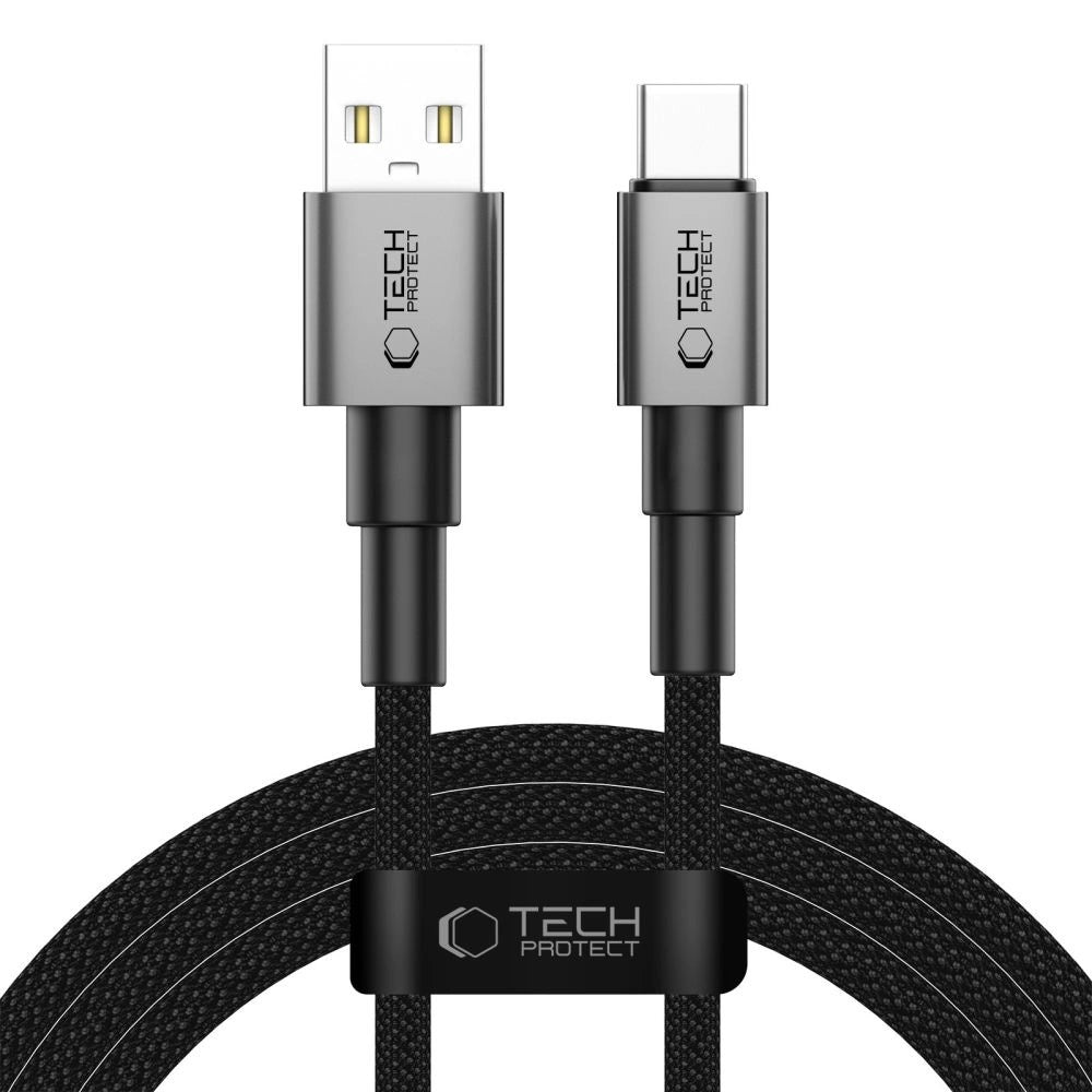 Tech-Protect UltraBoost DNA USB-A / USB-C-Kabel 15W/3A 200 cm - grau