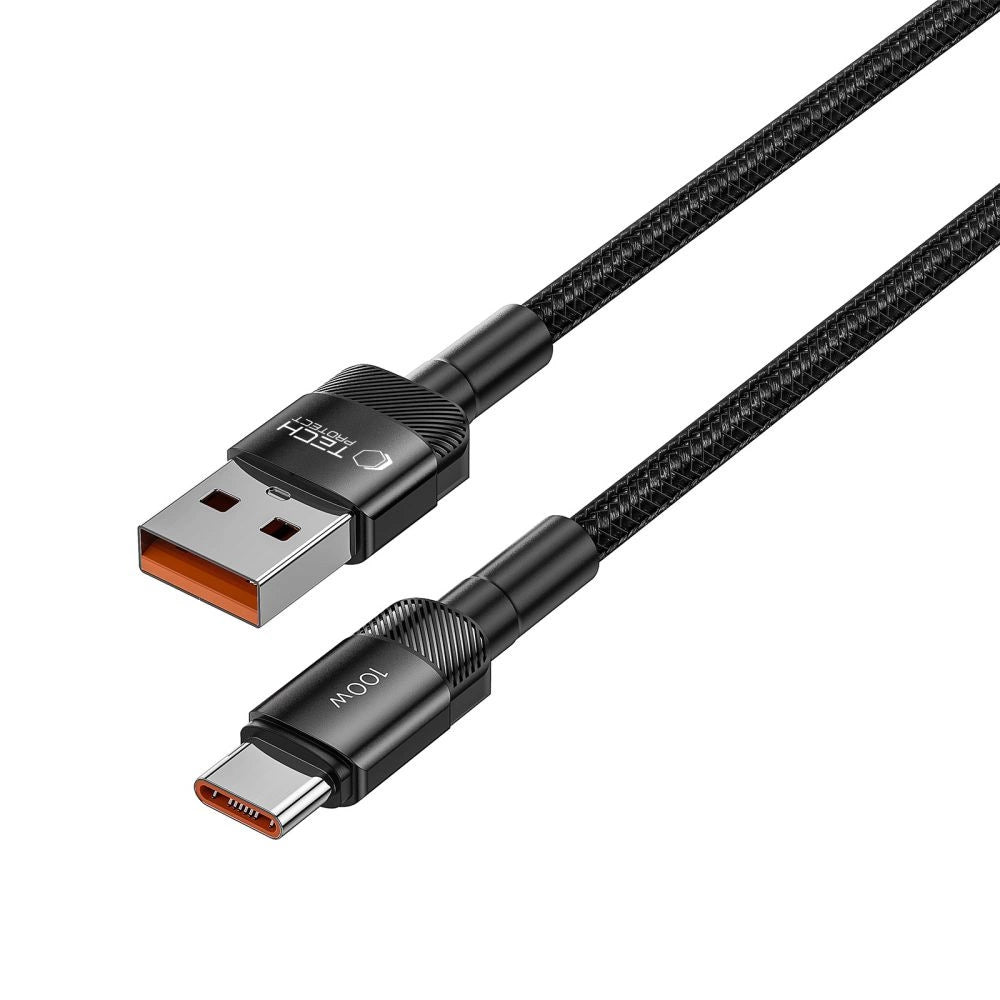 Tech-Protect UltraBoost Evo USB-C/USB-A-Kabel 100 W 5 A 2 m – schwarz