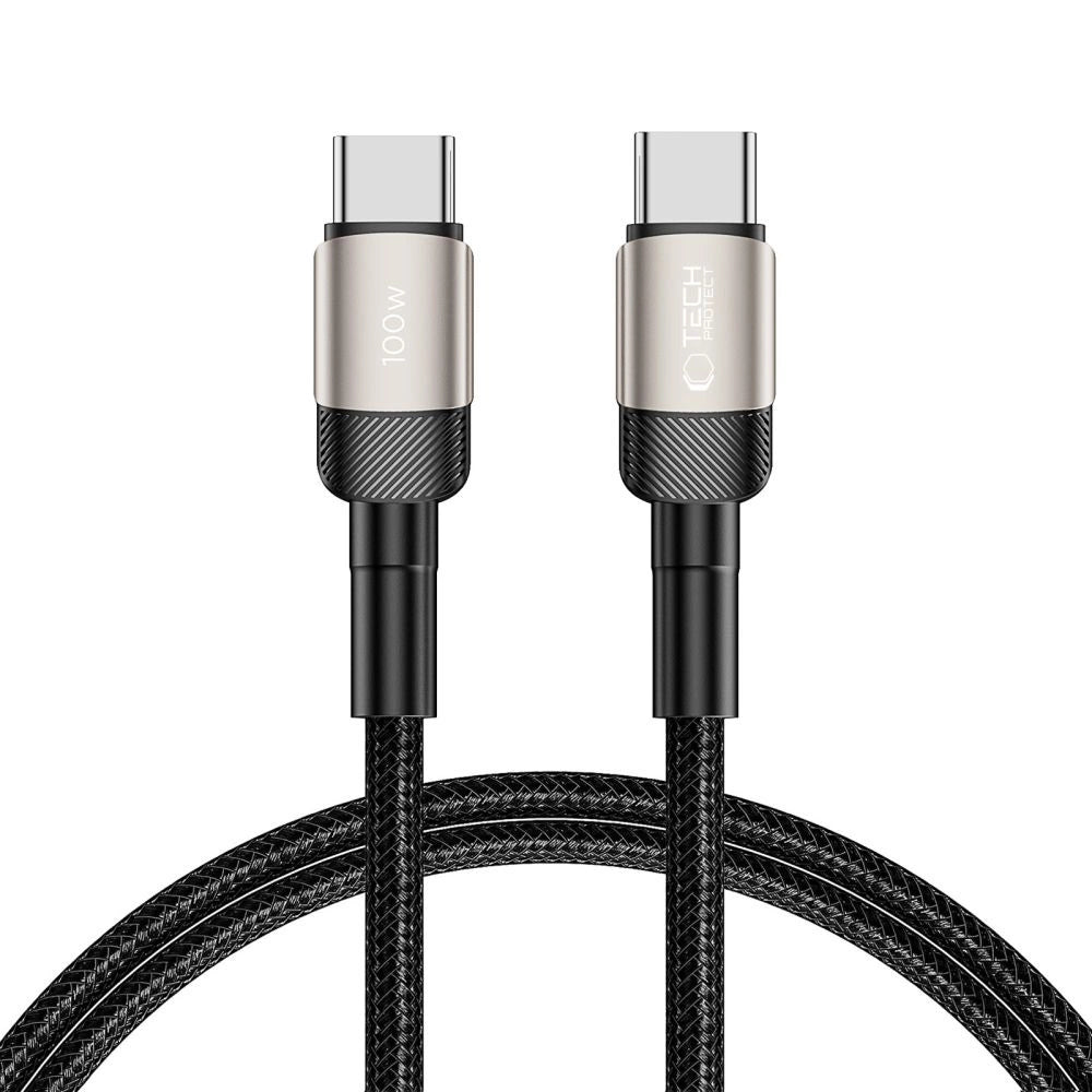 Tech-Protect UltraBoost Evo USB-C / USB-C PD-Kabel 100 W 5 A 1 m – Titan