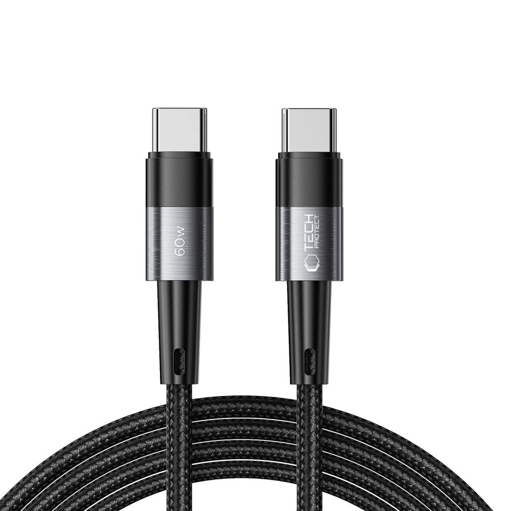 Tech-Protect UltraBoost USB-C / USB-C PD 60W 3A 2m Kabel – grau