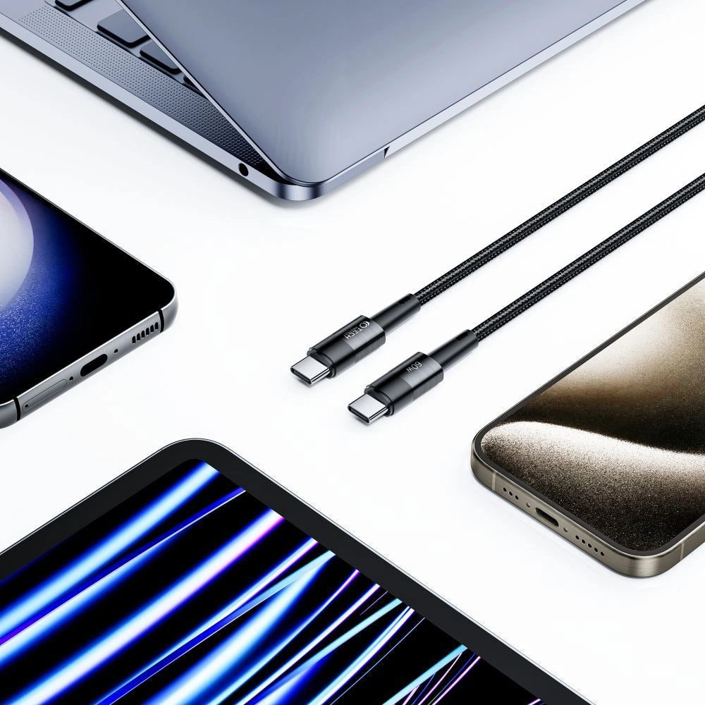 Tech-Protect UltraBoost USB-C / USB-C PD 60W 3A 2m Kabel – grau